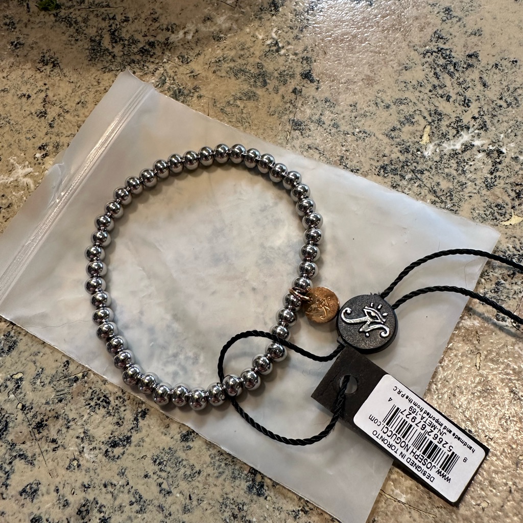 New With Tags Joseph Nogucci Silver Bracelet
